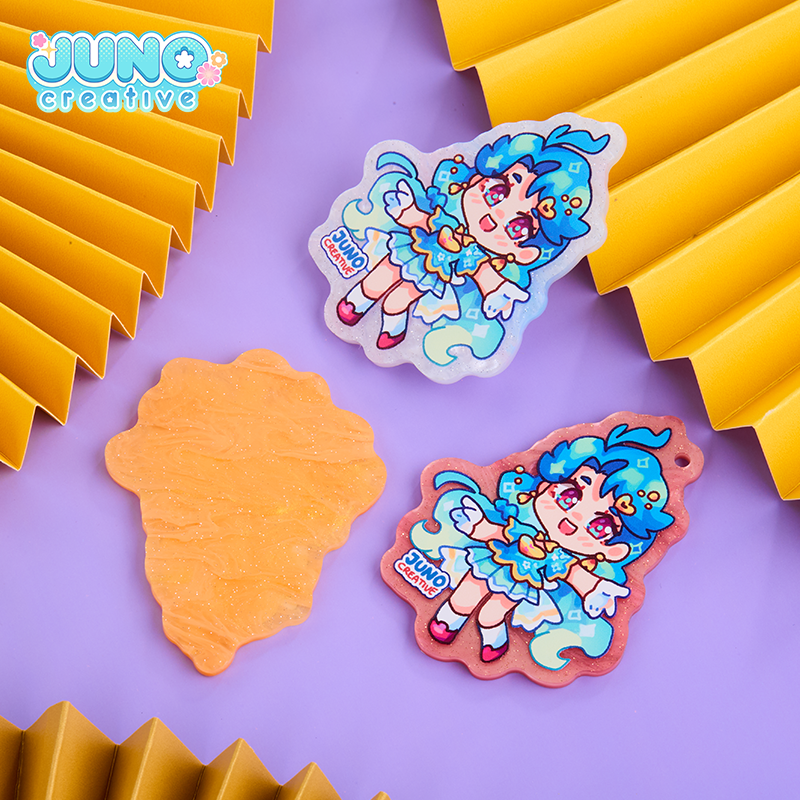 已添加Custom pearl acyrlic charm