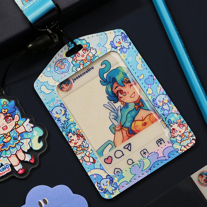 Custom PU leather card holder