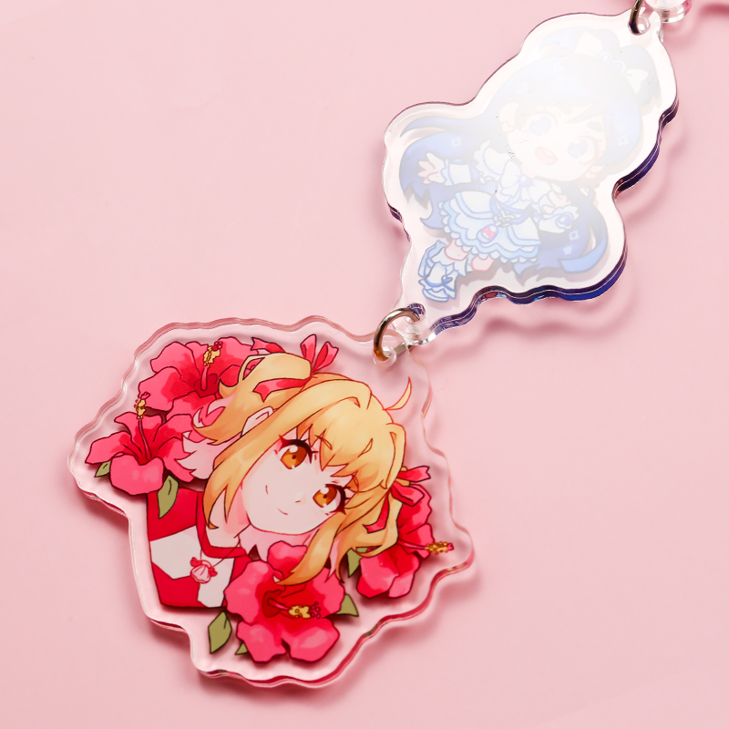 Custom Clear Acrylic Keychains