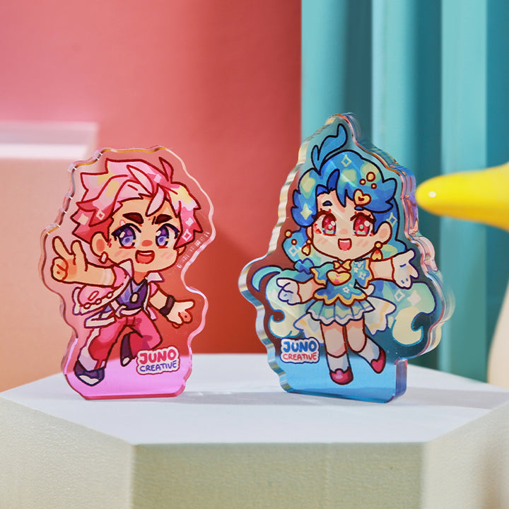 Custom 8mm/10mm thick acrylic block stand