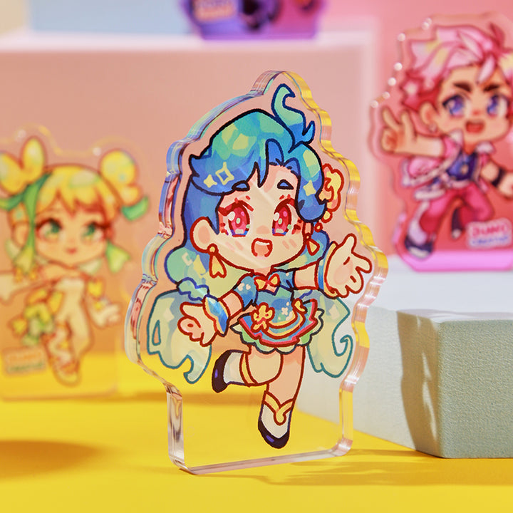 已添加Custom 8mm Thick 3d printing Acrylic keychain