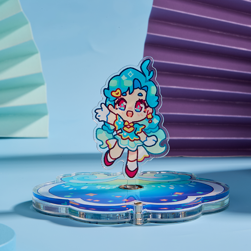 Custom Rotating Acrylic Standee