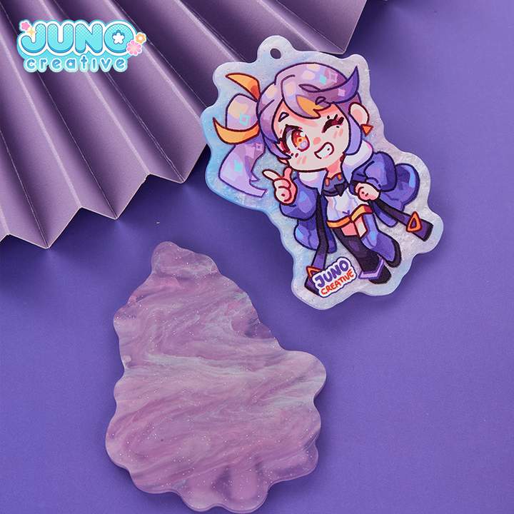 已添加Custom pearl acyrlic charm