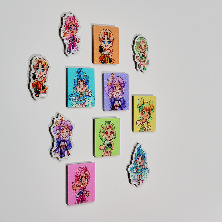 Custom Clear Epoxy Acrylic fridge Magnets