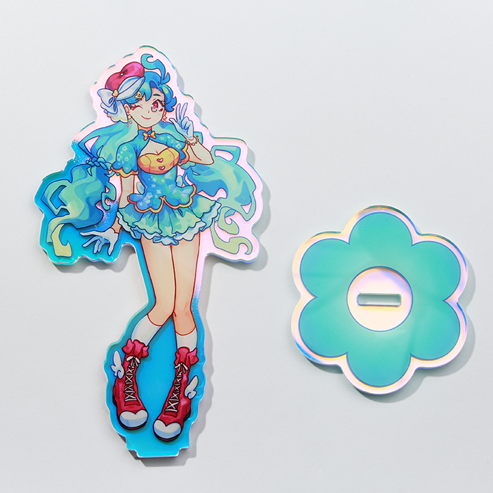 Custom clear acrylic stand