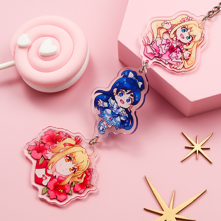 Custom Linking  Acrylic keychain