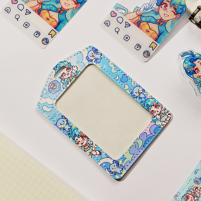 Custom PU leather card holder