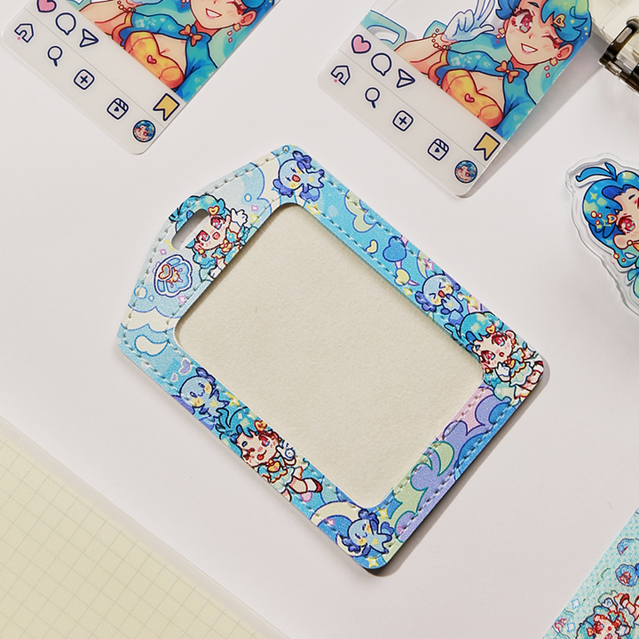 Custom PU leather card holder