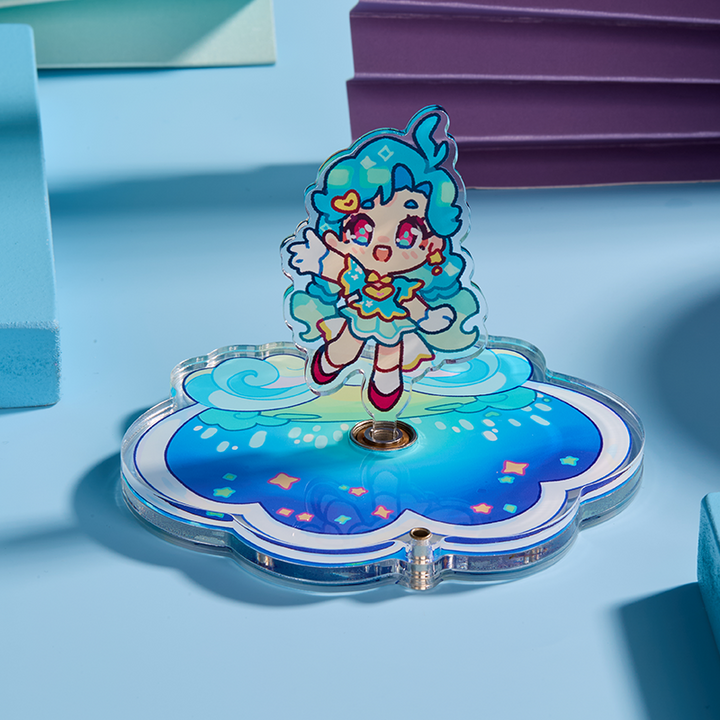 Custom Rotating Acrylic Standee