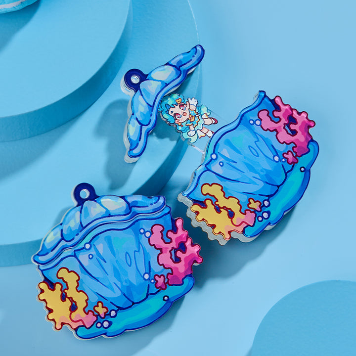 Custom Acrylic Openable Magnet Slide-Out Puzzle keychain