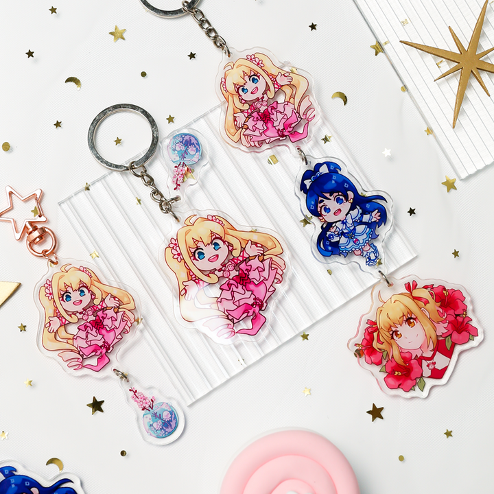 Custom Clear Acrylic Keychains