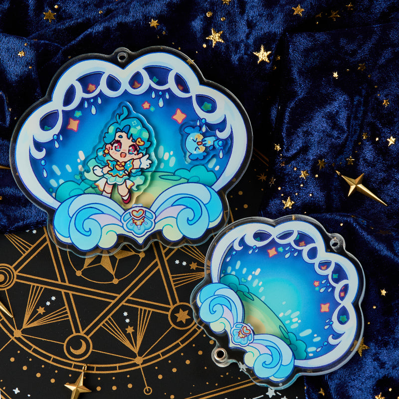 Custom Openable Replaceable Shaker Keychain