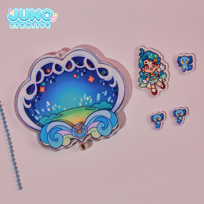 已添加 Custom Openable Replaceable Shaker Keychain