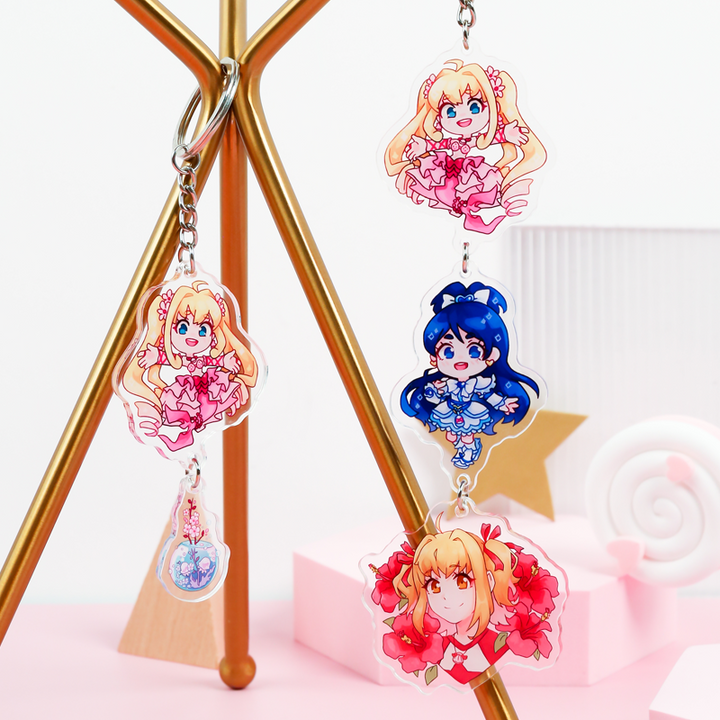 Custom Linking  Acrylic keychain