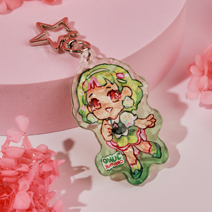 Custom Ripple Acrylic Keychain