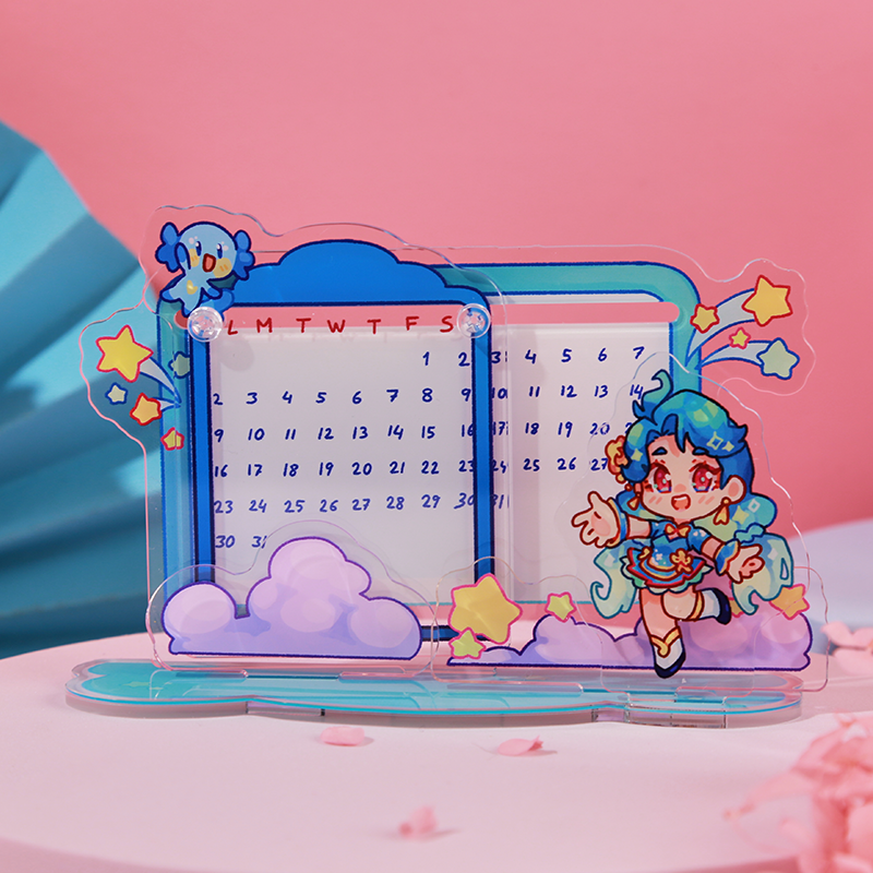 Custom multi-upright Clear Acrylic Stand