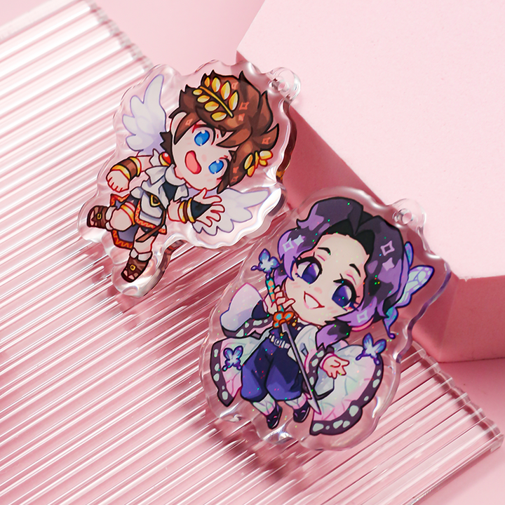 Custom Clear epoxy charm