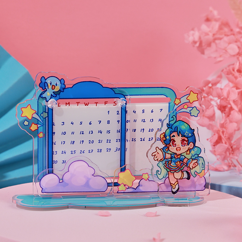 Custom Calendar Acrylic Standee