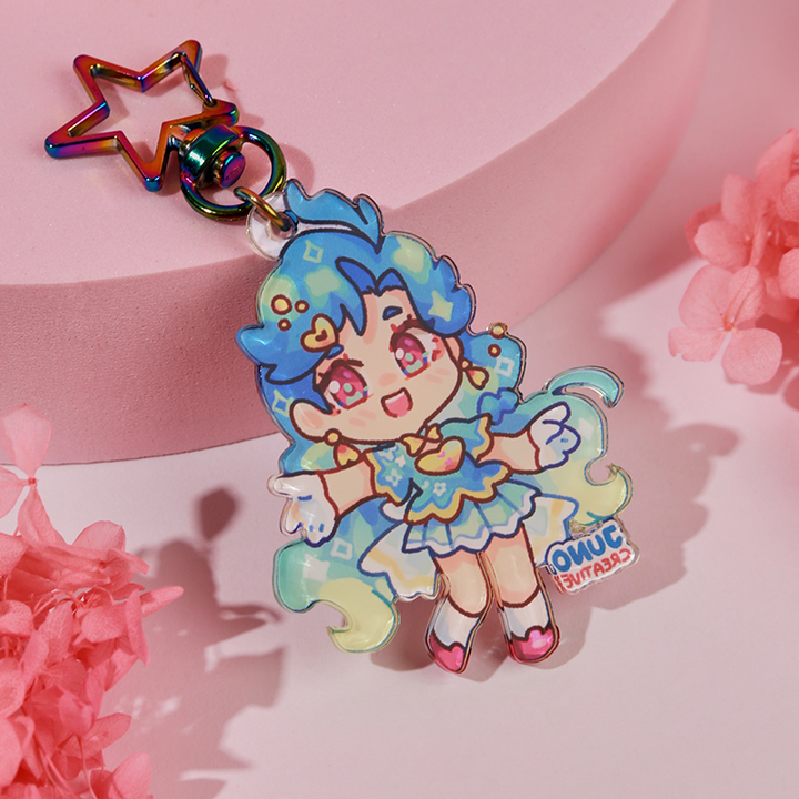 Custom Full Bleed Acrylic Keychain