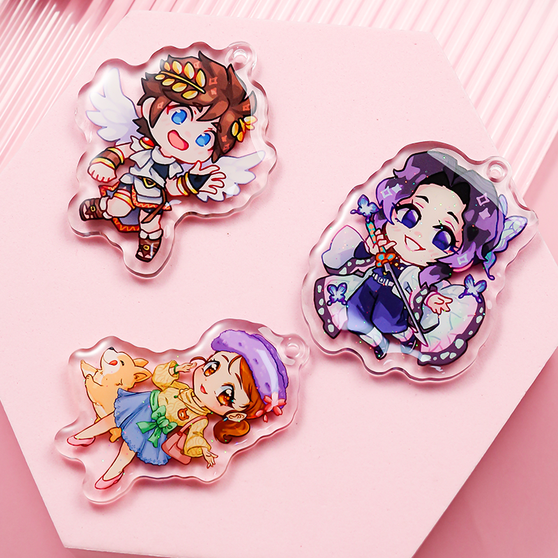 Custom Clear epoxy charm