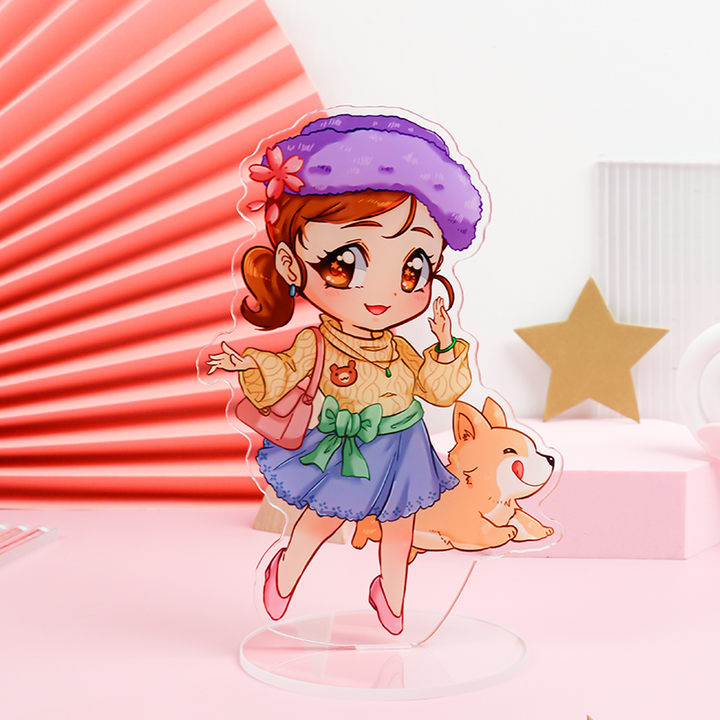 Custom clear acrylic stand