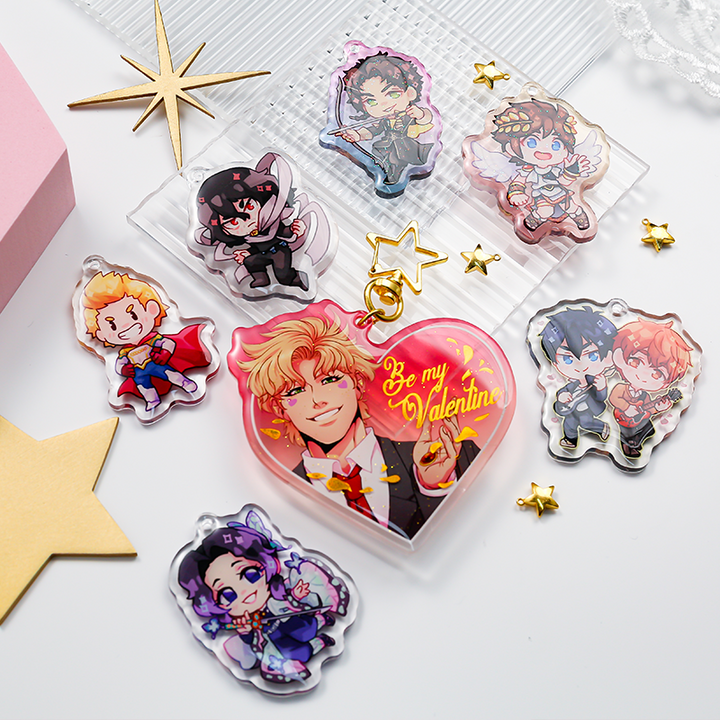 Custom Clear epoxy charm