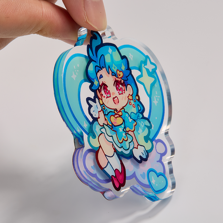 Custom 3D Printing Acrylic Keychain