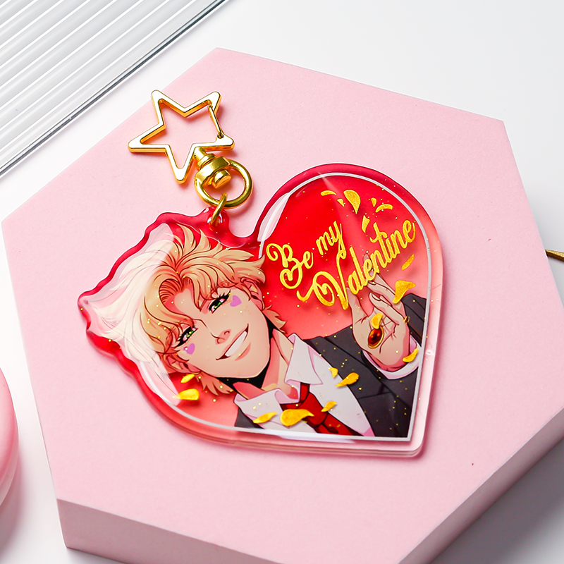 Custom Clear epoxy charm