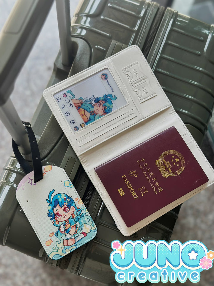 Custom PU leather passport Cover