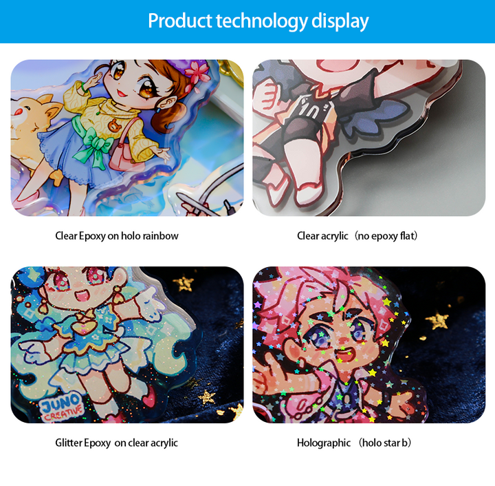 Custom Clear Acrylic Keychains