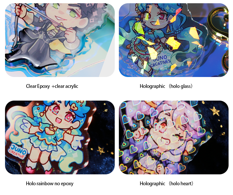 Custom Clear Acrylic Keychains