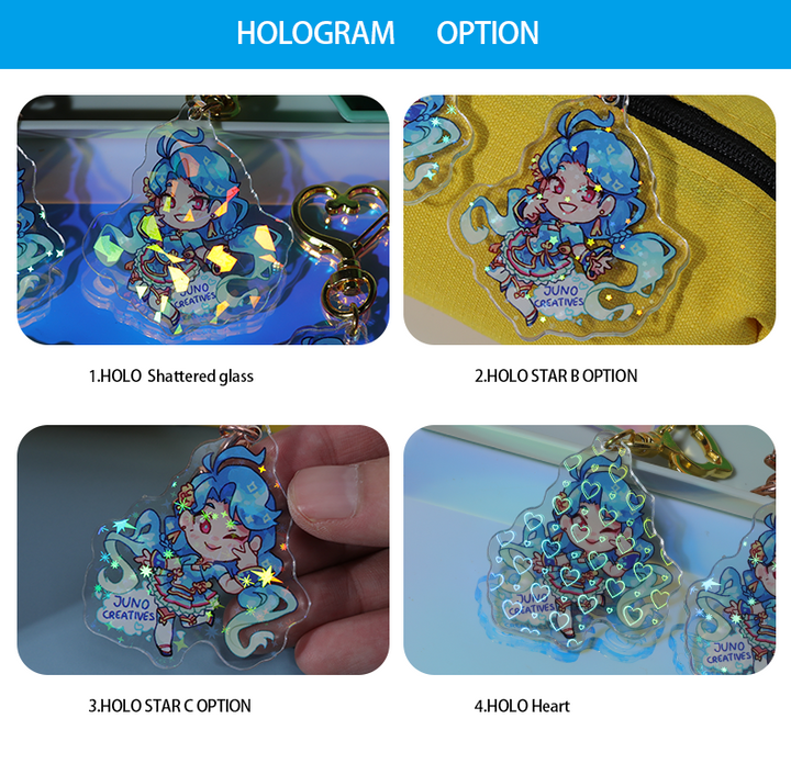 Custom Clear Acrylic Keychains