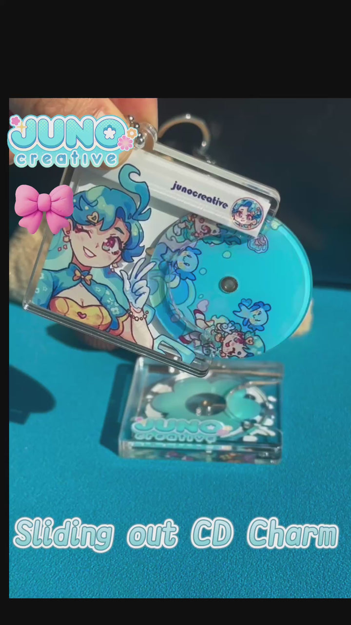 已添加 Custom Slide-out Spinning CD Keychain